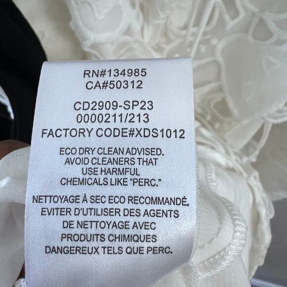 ANTHROPOLOGIE FOR LOVE AND LEMONS WHITE EMBROIDERED LACE MIDI DRESS Small - Picture 15 of 16